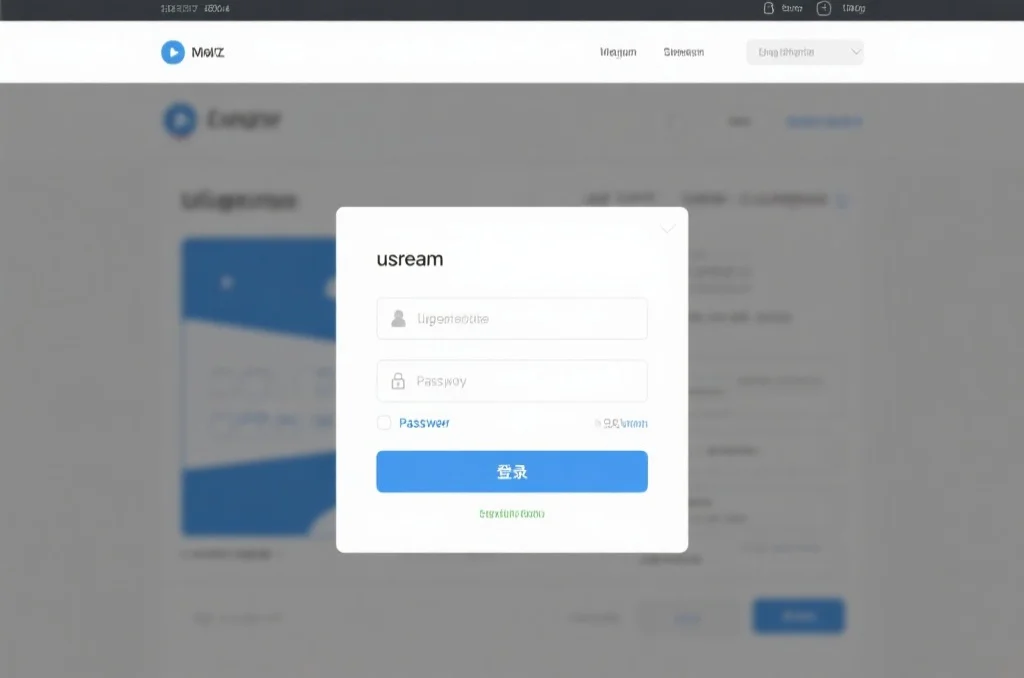 一个网站登录页面的屏幕截图，包含用户名和密码输入字段以及一个“登录”按钮，清晰展示输入凭据的过程